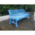 Antique metal bench outdoor furniture
